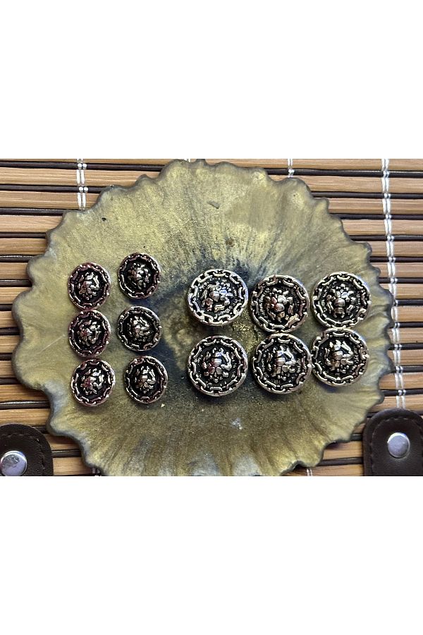 ODDA TASARIM ATÖLYESİ-Blazer button set with rope pattern edges 1