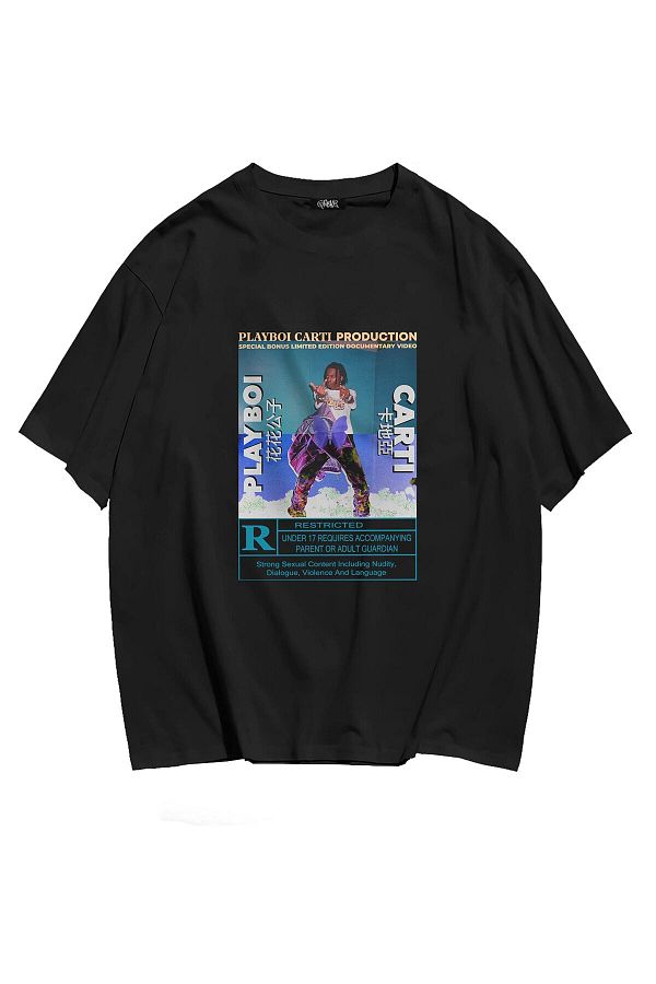 Grove Fashion-Playboi Carti Poster Chinese Unisex Oversize T-shirt 1