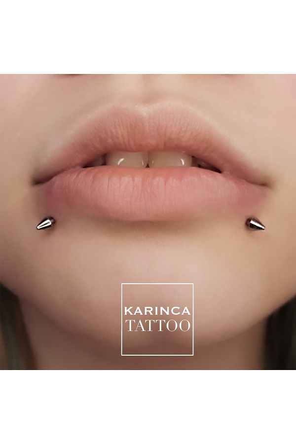 Kar nca Piercing Spike Pointed Tip Nail Ear Helix Tragus Flat Nose Conch Lip Piercing Trendyol