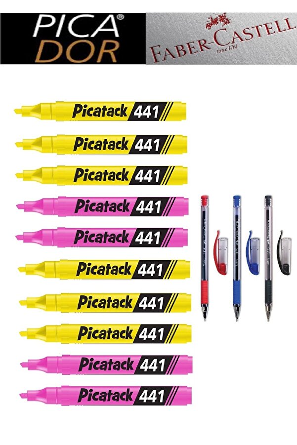 Picador-قلم تحديد بيكاتاك 441 مجموعة مكتب مختلطة 1 1