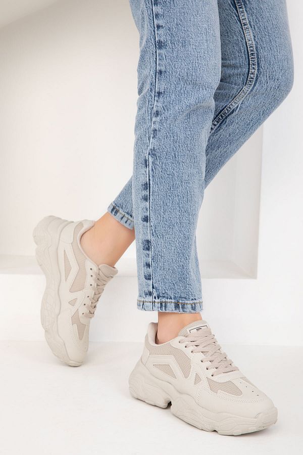 SOHO-Beige Damen Sneakers 18148 1