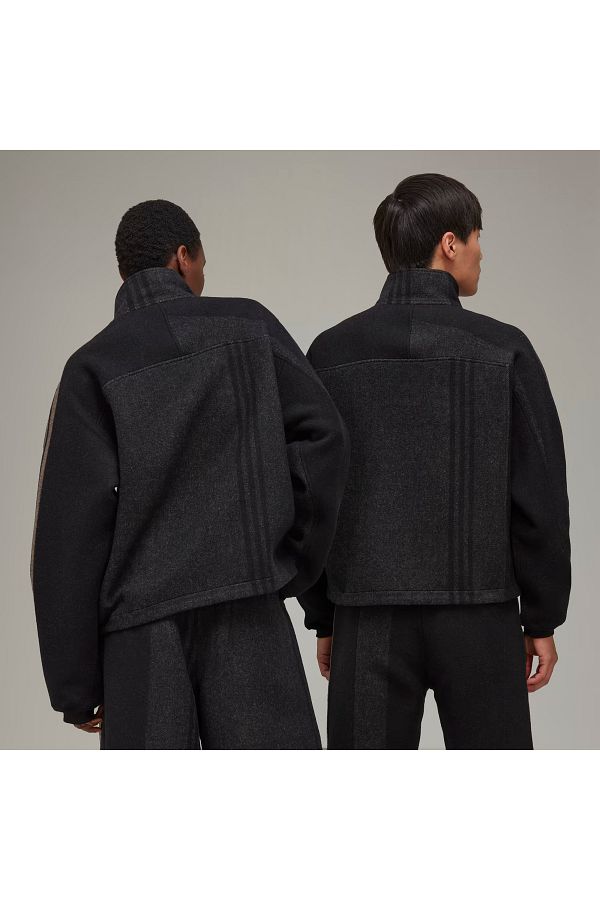 ENGINEERED 3-STRIPES TRACK JACKET/ジャケット/S/ウール/ブラック
