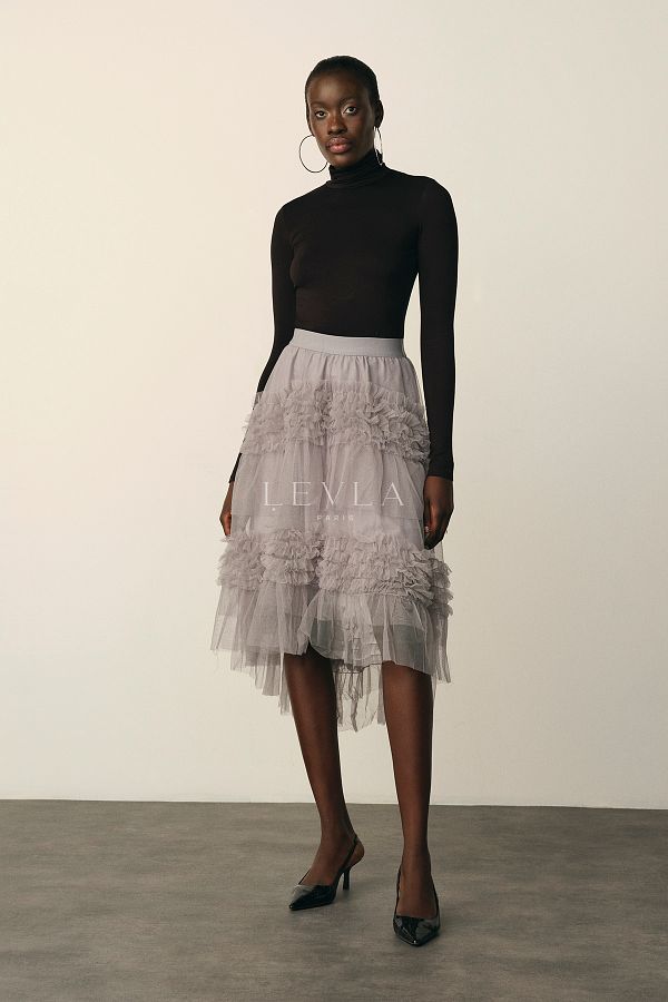 LEVLA PARIS Asymmetrical Tutu Skirt Trendyol