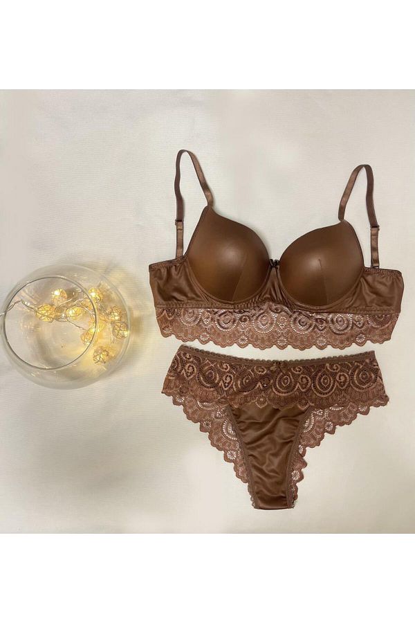 Betimoda-Set de sutien și chiloți push-up de lenjerie de damă 1