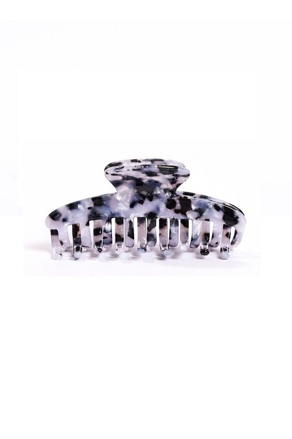 Roberta Lorenz-Marble Patterned Latch Buckle 8 Cm| High Quality Acetate Material 1