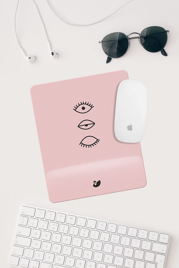Mincanas-Rectangular Mouse Pad with Wrist Support 1