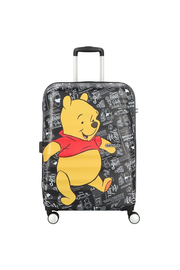 American Tourister-حقيبة سفر ديزني ويف بريكر الصلبة متوسطة الحجم 67 سم ويني ذا بوه 1