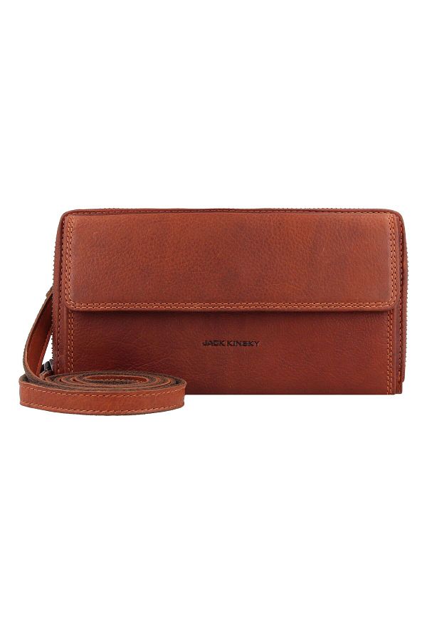 Jack Kinsky-Clutch Geldbörse Leder 19 cm 1