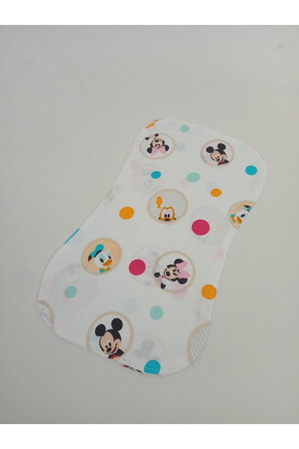 Wenaris Çift Katlı Müslin Mama Önlüğü Omuz Örtüsü Alt Ve Üst Kat Aynı Desen Muslindendir