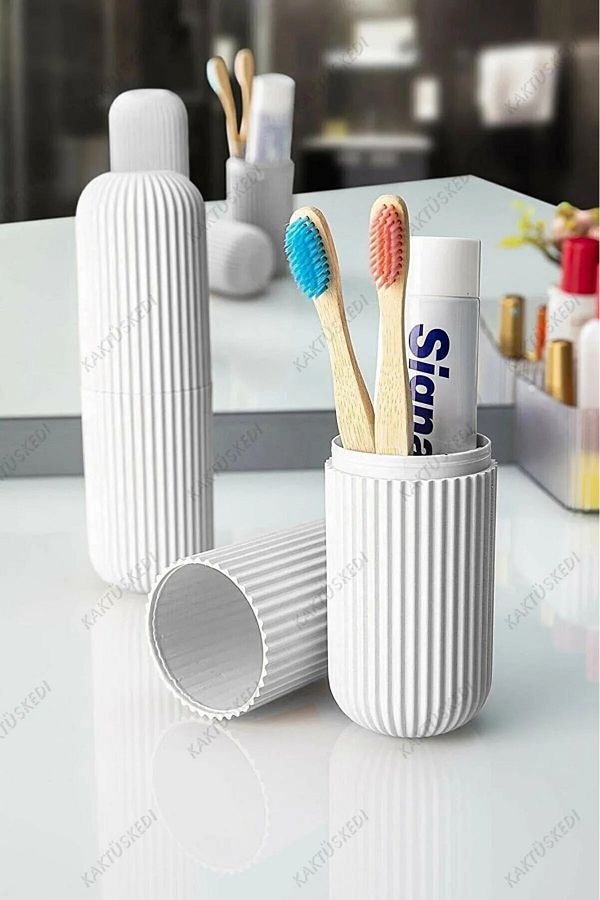 behila-Travel Type Toothpaste Brush Storage And Carrying Container Toothbrush Holder Glasses Storage Container 1