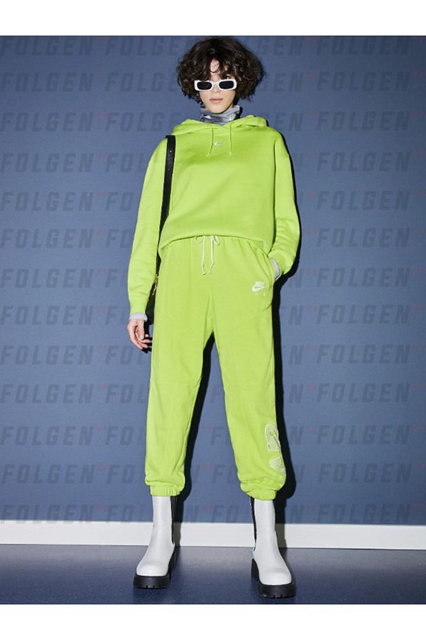 Nike Sportswear Air Pant Tracksuit Bottoms Jogger Women Cotton Sweatpants Trendyol