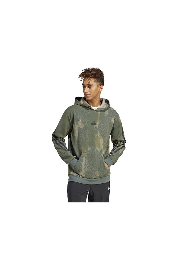 adidas M Fi 3S Hd Men s Casual Sweatshirt IR9228 Khaki Trendyol