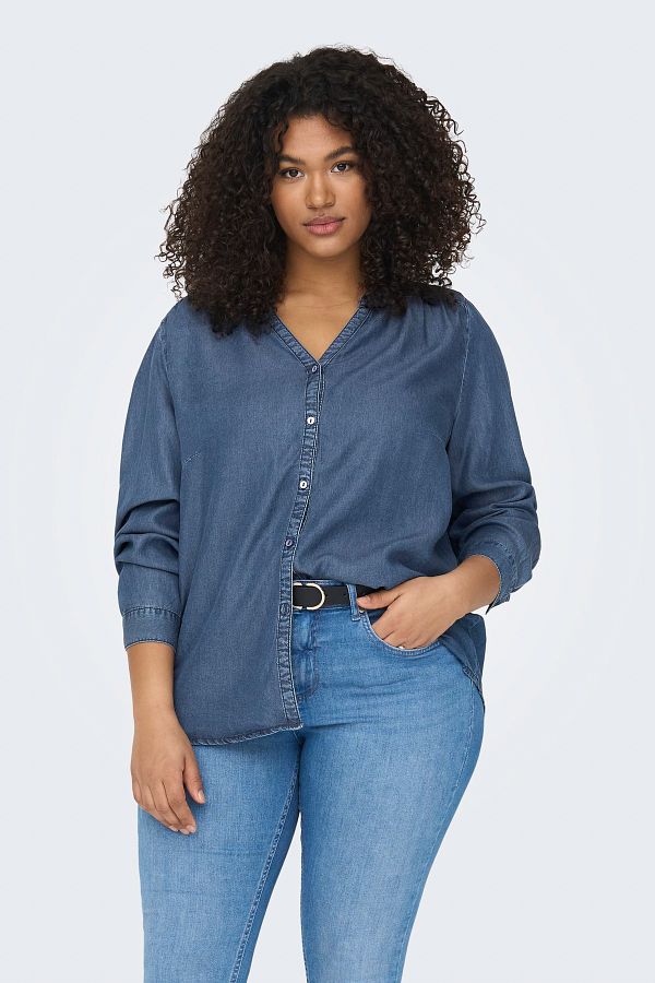 Only Carmakoma-Tričko Jeanshemd CARSEMA WATER FALLOW LS DNM 1