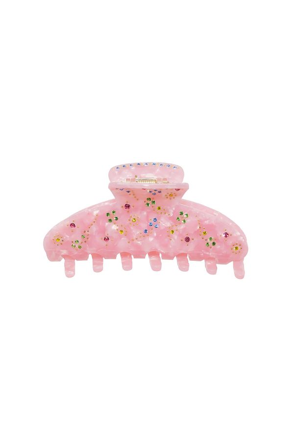 Roberta Lorenz-Cataramă cu zăvor strâns pentru femei Daisy Stone Pink, poate fi adăugată fundă, material os de calitate 1