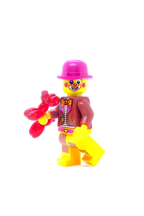 LEGO-الشخصيات الصغيرة الأصلية - المهرج - شخصية الفيلكرو الصغيرة 1