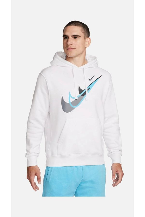 Nike Sportswear Fleece Triple Swoosh Graphic Hooded Men s Sweatshirt Trendyol