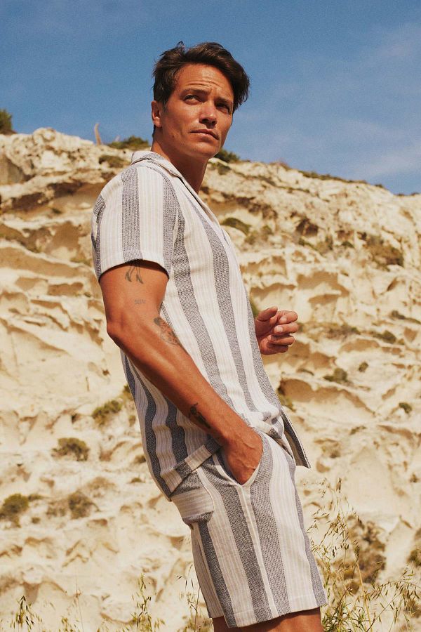 DeFacto-Regular Fit Linen Look Bermuda A9429ax23hs 1