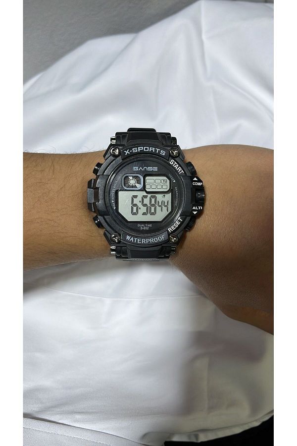 Sanse Watch Black Black Trendyol