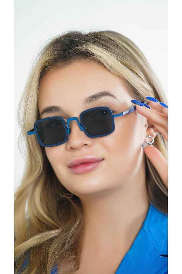 Navy blue frame sunglasses hotsell