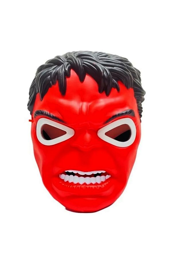 Kuzey-LED LIGHTED MASK LIGHTED RED HULK MASK LED LIGHT RED HULK MASK PARTY MASKS RED MASK 1