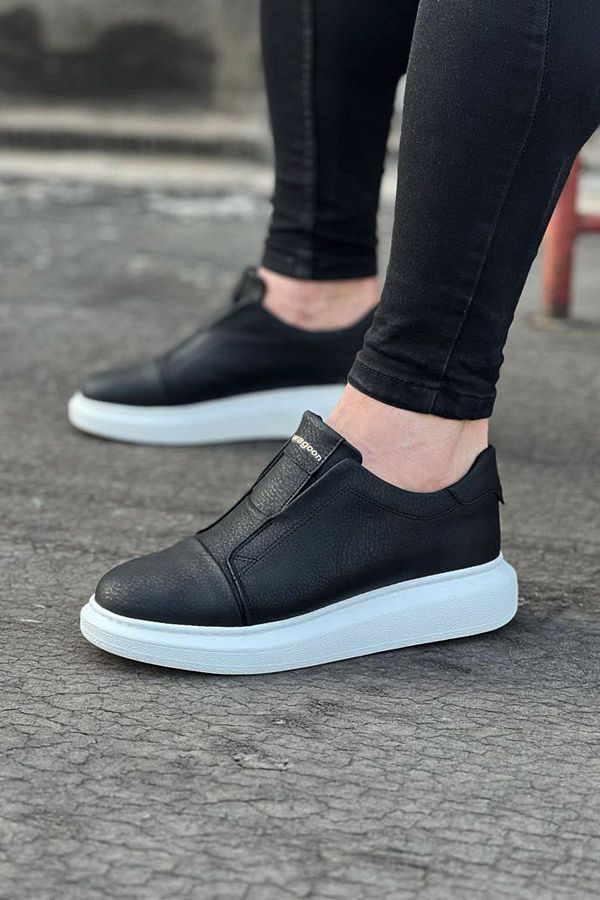 Joy Man J023 Laceless Elastic Orthopedic Sole Men s Sneaker Casual Shoes BT Black Trendyol