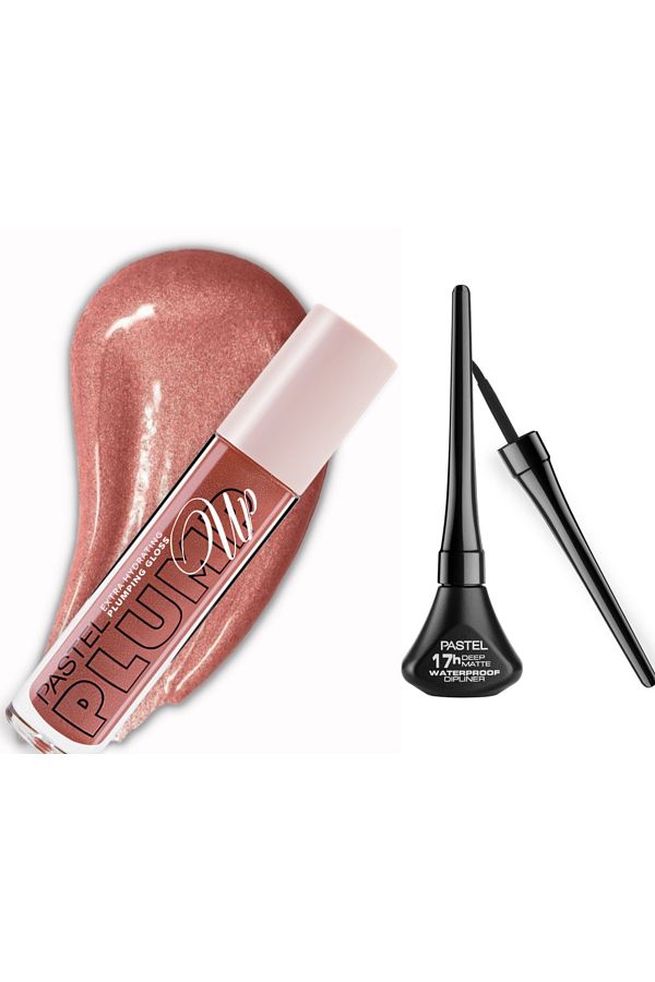 Pastel-202 Model Loverdose + Deep Matte Waterproof Plumping Lip Gloss - Matte Dipliner 1