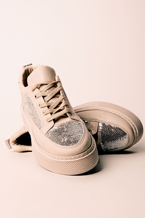LAL SHOES BAGS Renata Sequin Women s Sports Shoes Beige Trendyol