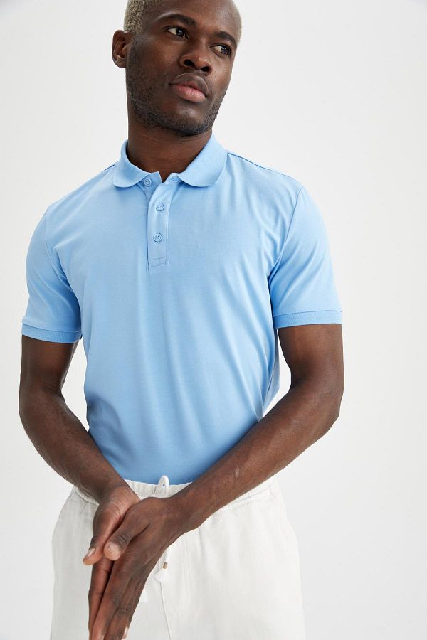Combed cotton polo shirts cheap