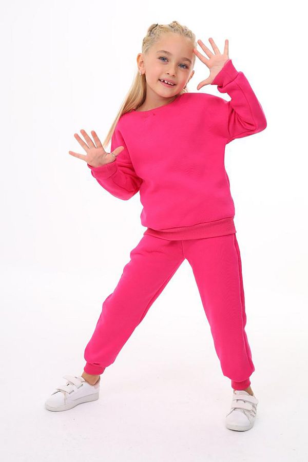 ÖYKÜ KİDS-Three Thread Pocket Crew Neck Top and Bottom Set 1