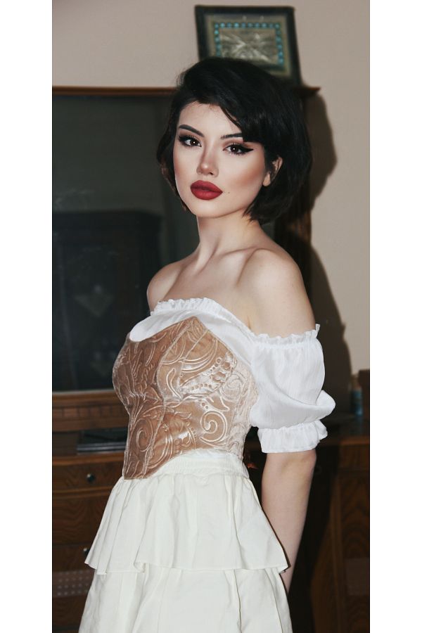 Underwire corset skirt on sale