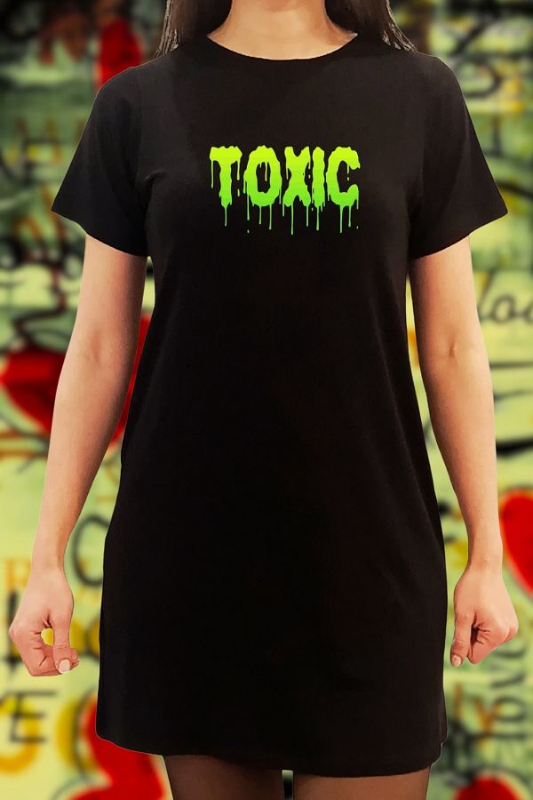 Toxic t shirt dress top