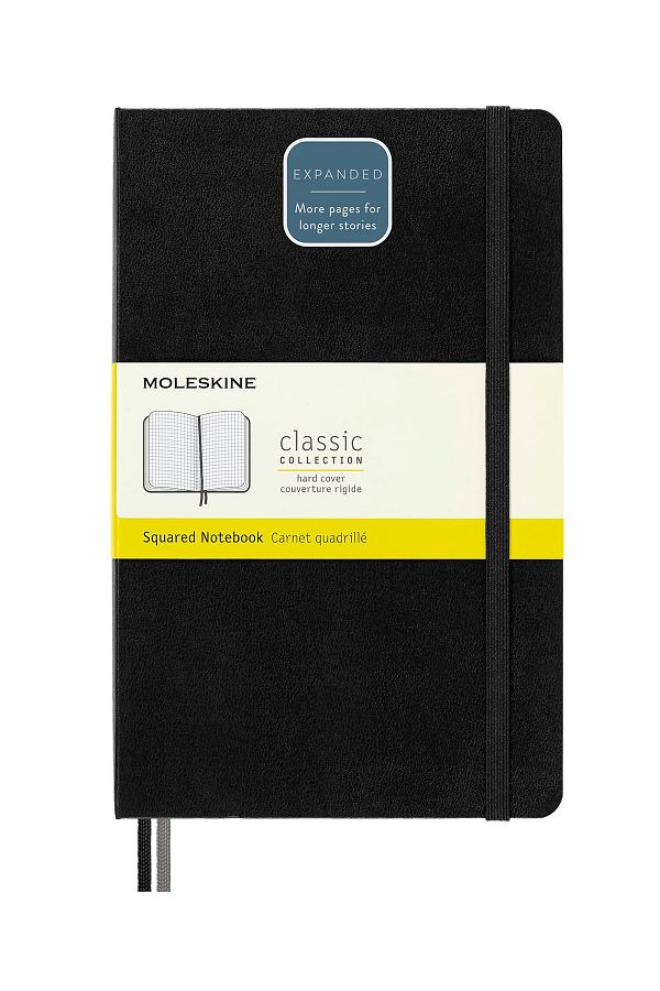 Moleskine-Expanded Collection Notebook Large 13x21cm Hard Cover Checkered 400 Sheets 1