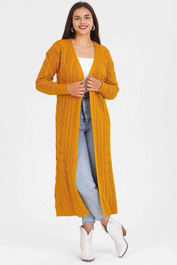 Long cardigan ankle length sale