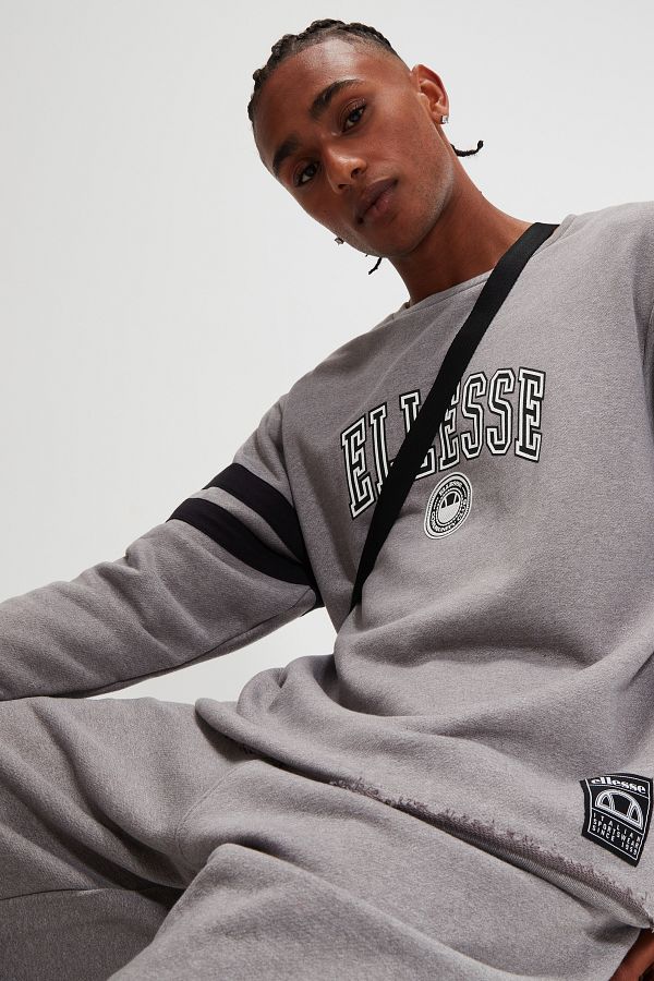 Ellesse Sweatshirt Grau Regular Fit Trendyol