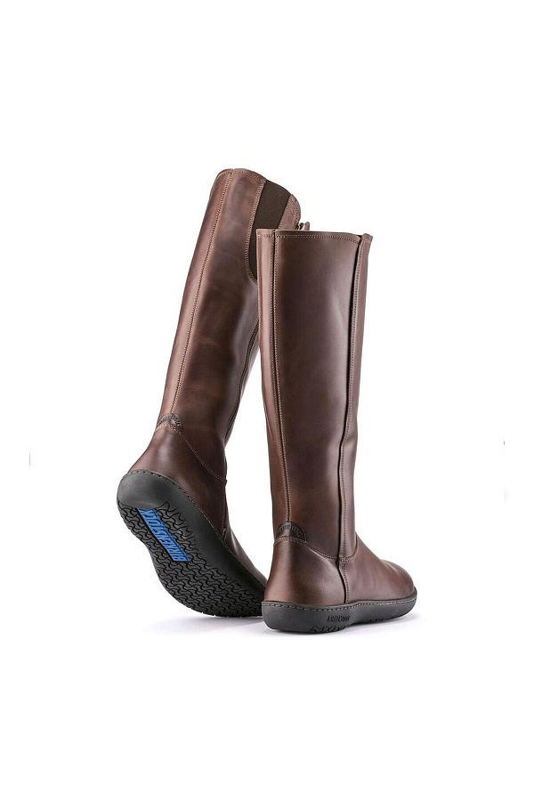 Birkenstock Knee High Boots Brown Flat Trendyol