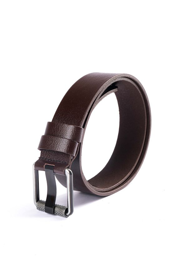 Pino44 2 Pieces 100 Buffalo Leather Men s Jeans Belt 4.5 Pipe Buckle Trendyol