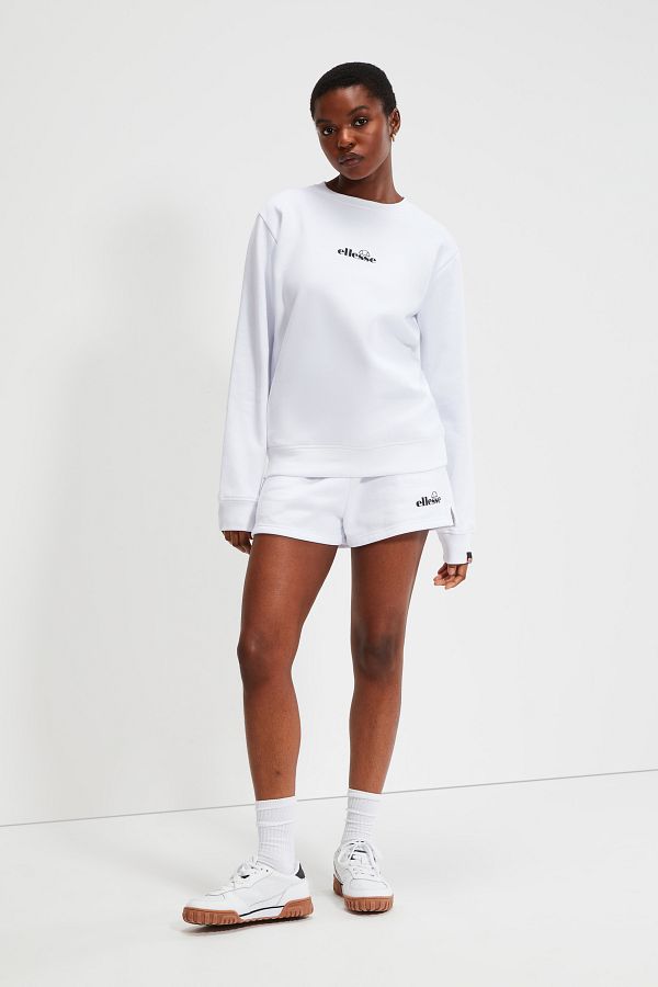 Ellesse White Sweatshirt For Women Girls Trendyol