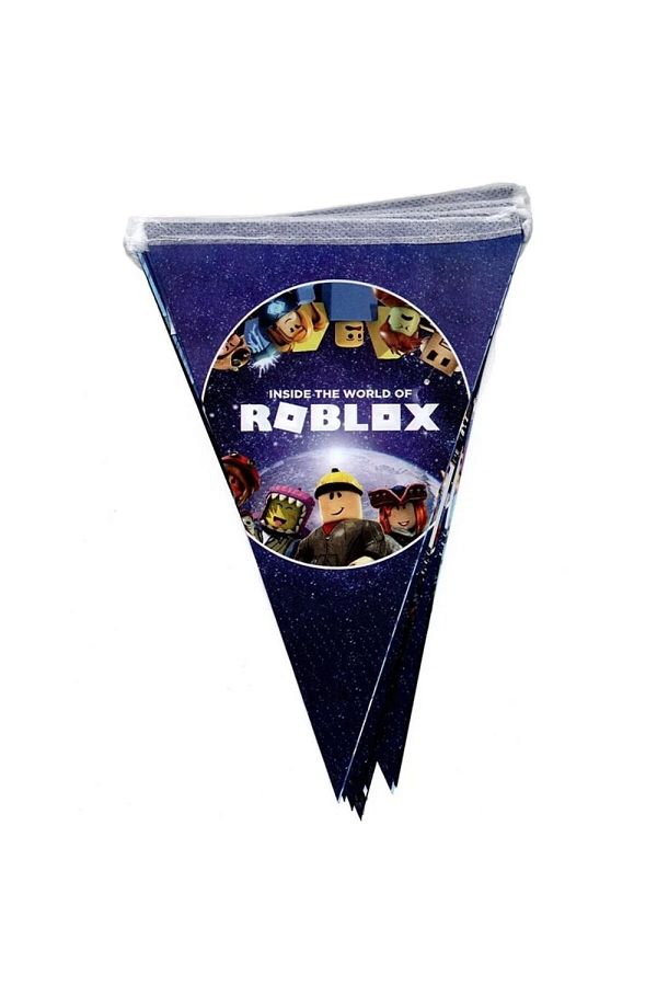 Roblox-Themed Triangle Pennant Flag Ornament 1