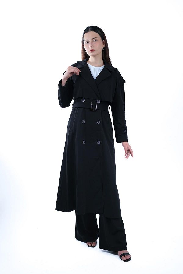 Form fitting trench coat deals