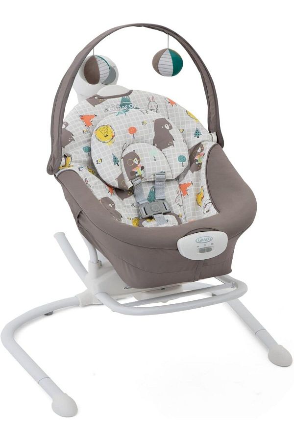 Graco Duet Sway Bear 2 in 1 Baby Swing Vibrating Adjustable Swing Speed Portable Trendyol