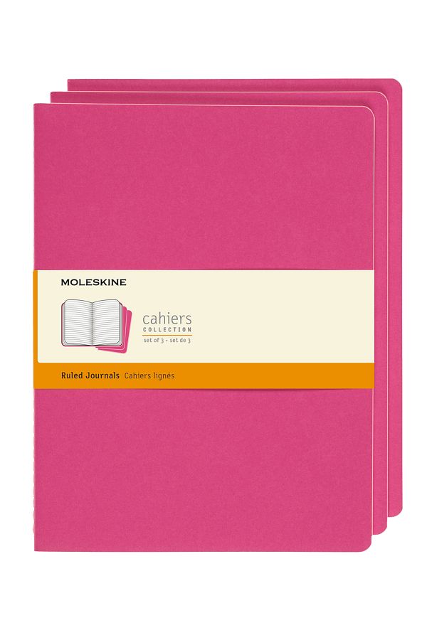Moleskine-Cahier XL 3-Piece Lined Notebook, 19x25cm 1