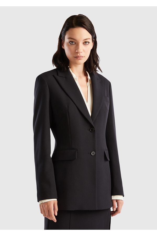 United colors of benetton black jacket outlet