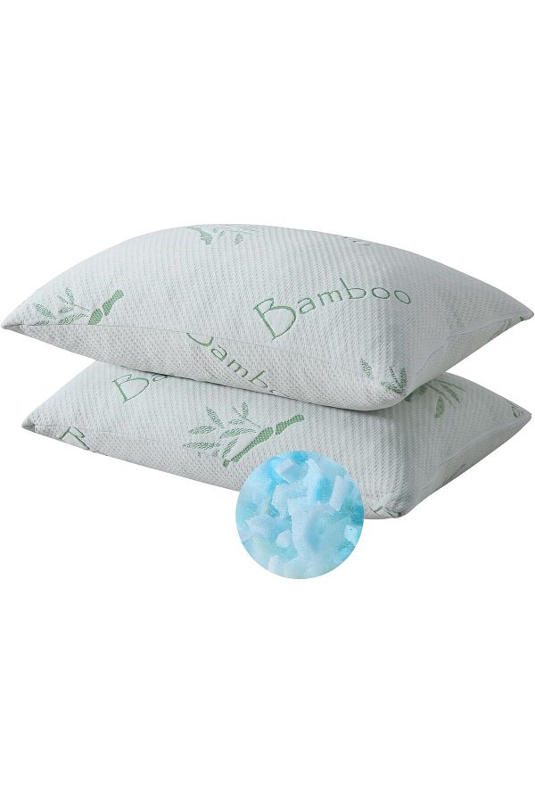 puffiber Bamboo pillow 50x70 visco Bamboo Pillow 2 pack Double person bamboo Orthopedic pillow 2 PCS Trendyol