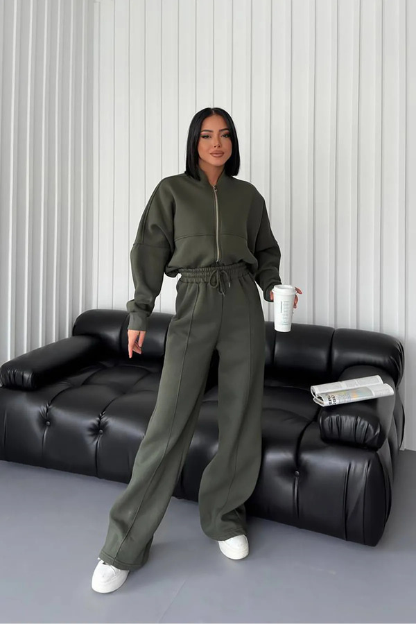 Laluvia-Khaki Charlotte tréningruha szett 1