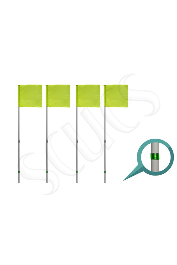 SCUCS-CORNER POLE WITH SPRING FLAG 1