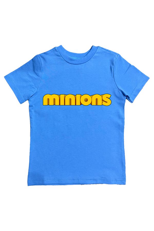 Minions-Children's Summer T-Shirt - Printed, Cotton Combed 1
