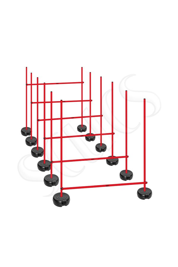 SCUCS-SLALOM SET EMPTY RED 1