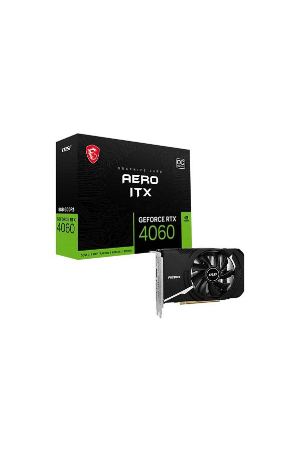 MSI-بطاقة رسومات GeForce RTX 4060 AERO ITX OC 8GB GDDR6 128Bit DLSS 3 1