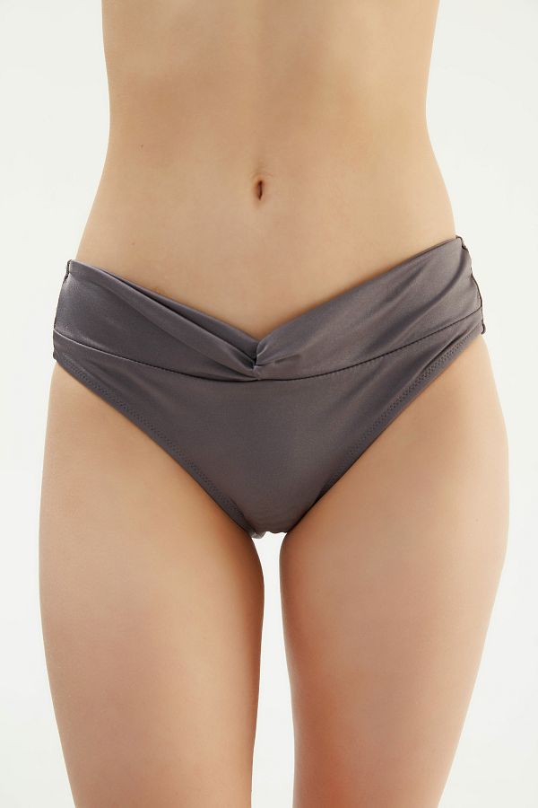 Eros-Nerzfarbenes 6 cm hohes Bikiniunterteil 1