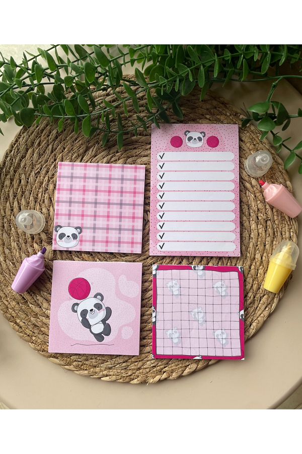 steplanner-مجموعة دفتر الملاحظات Panda Notepad/memopad 1